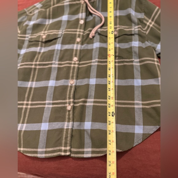 AE Hooded Flannel Button Up - Picture 8 of 8